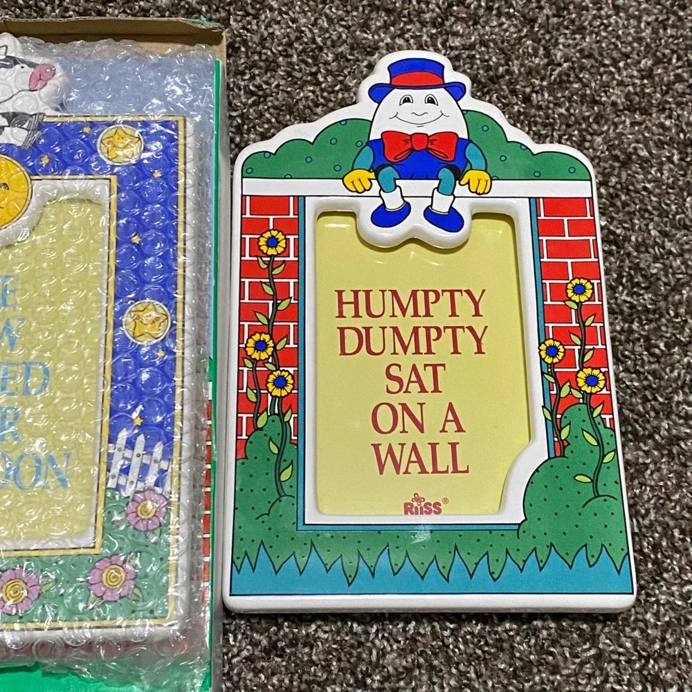 Story Hour Nursery Rhyme‎ Collection Photo Frame 4x6 Cow Jumped & Humpty Dumpty